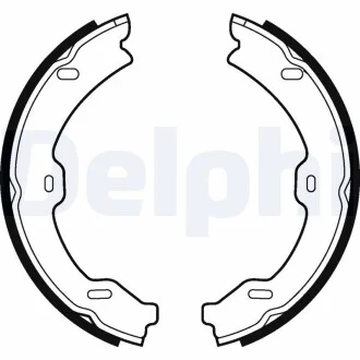 DELPHI колодки ручного гальма DB 221 Delphi LS2040