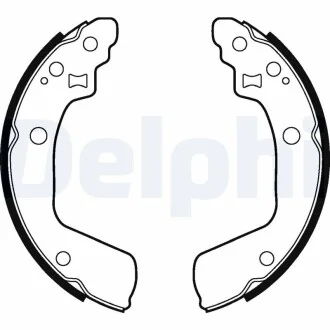 Гальмівні колодки, барабанні Delphi LS2046