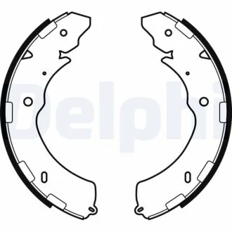 Комплект гальмівних колодок з 4 шт. барабанів Delphi LS2064