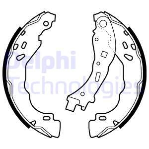 Гальмівні колодки, барабанні Delphi LS2065