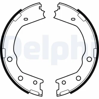 Колодки гальмівні барабанні (комплект 4 шт) Delphi LS2067
