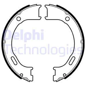 Тормозные колодки, барабанные Delphi LS2076