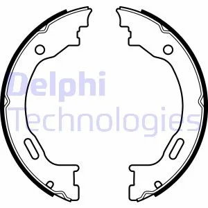 Гальмівні колодки, барабанні Delphi LS2077