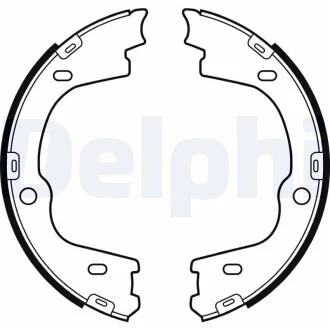 Гальмівні колодки, барабанні Delphi LS2086