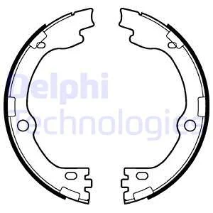 Гальмівні колодки, барабанні Delphi LS2119