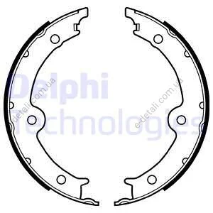 Гальмівні колодки, барабанні Delphi LS2131 (фото 1)
