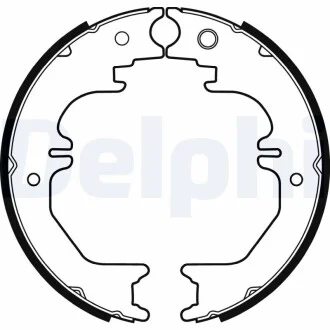 Тормозные колодки, барабанные Delphi LS2132