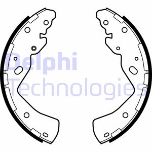 Гальмівні колодки, барабанні Delphi LS2143