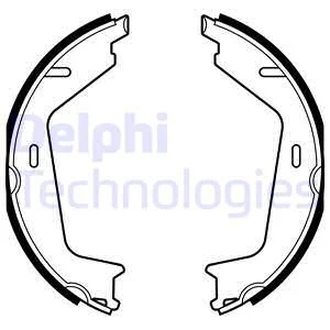 Гальмівні колодки, барабанні Delphi LS2144