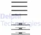 Комплект прижимних планок гальмівного супорту Delphi LX0035 (фото 1)