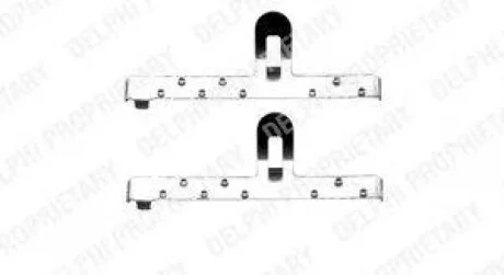 Монтажний комплект гальмівних колодок SEAT/VW Delphi LX0071