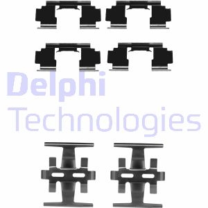 Монтажний компл.,гальм.колодки Delphi LX0130 (фото 1)
