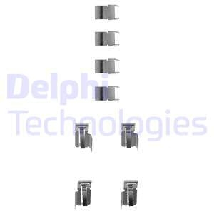 Монтажний компл.,гальм.колодки Delphi LX0183