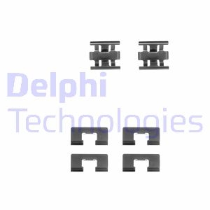Монтажний компл.,гальм.колодки Delphi LX0196 (фото 1)