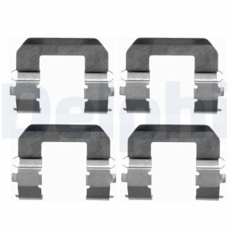 Установчий к-кт. гальм. колод. HYUNDAI TUCSON Delphi LX0413