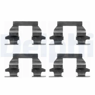 DELPHI К-т. установки гальм. колод. NISSAN QASHQAI 07- Delphi LX0446