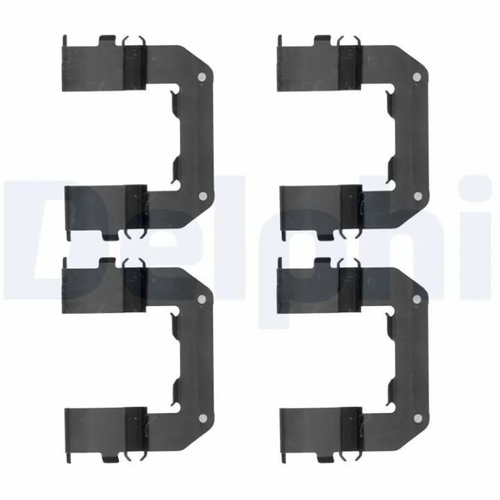 DELPHI HYUNDAI К-кт установчий гальм. колодок Sonata V Delphi LX0515 (фото 1)