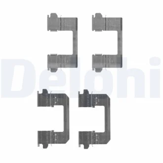 DELPHI NISSAN установчий к-кт. гальм. колод. QASHQAI 07- Delphi LX0530