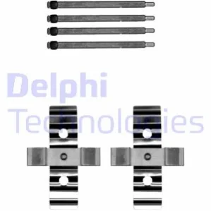 Монтажный компл.,тормоз.колодки Delphi LX0702 (фото 1)