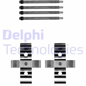 Монтажный компл.,тормоз.колодки Delphi LX0702