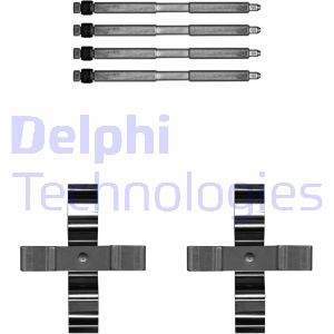 Монтажный компл.,тормоз.колодки Delphi LX0703 (фото 1)