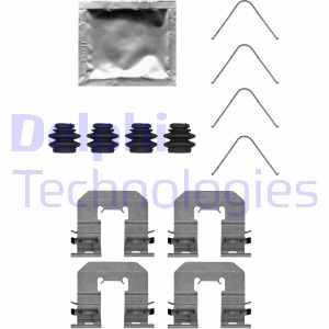 Монтажний компл.,гальм.колодки Delphi LX0716