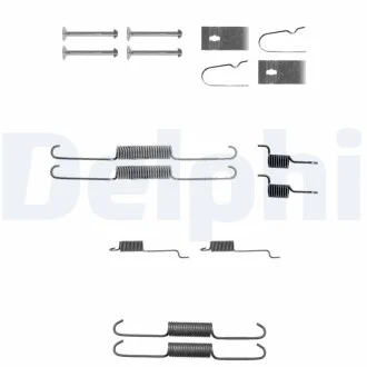 DELPHI NISSAN К-т установчий задн. гальм. колодок Allmera 00-, Primera -02 Delphi LY1307
