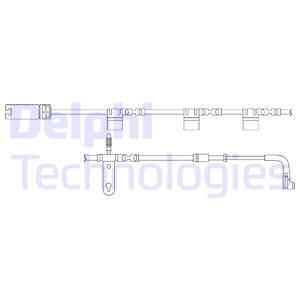 Датчик износа, тормоз. Delphi LZ0233