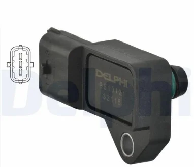 Датчик давления во впускном газопроводе Opel Vectra C 2.8 V6 Turbo 05-08 Delphi PS10121
