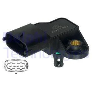 DELPHI OPEL датчик тиску наддуву Astra,Vectra,Boxer,Jumper, Fiat Doblo 1.9D Delphi PS10206