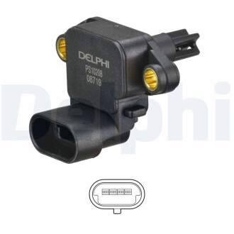 Датчик вакууму Delphi PS10208