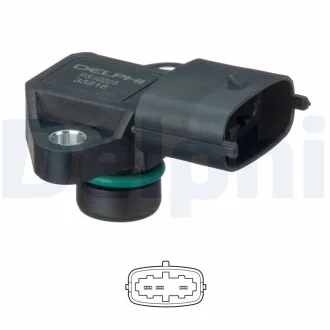 Датчик тиску в колект. всмоктування Delphi PS10225