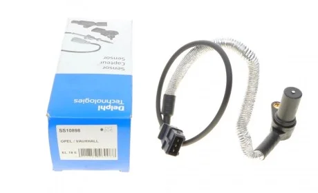 Датчик положения коленвала Opel Omegsa B 2.5 V6-3.0 V6 94-03 Delphi SS10898