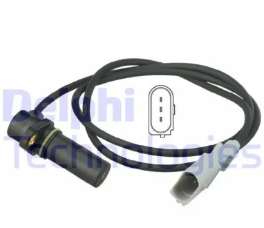 Датчик положения коленвала Audi A4/A6/VW Passat 1.9/2.0 TDI 00-08 Delphi SS11067