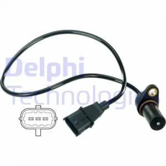 Датчик положения коленвала Hyundai Santa Fe II 2.2CRDi 06-12 Delphi SS11177
