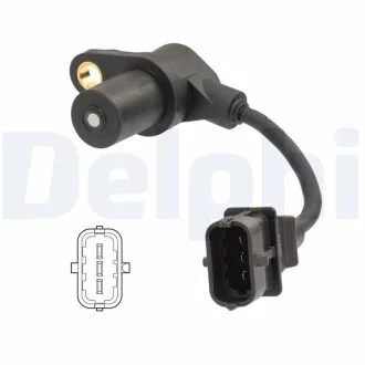 DELPHI KIA Датчик оборотов двигателя SORENTO I (JC) 2.5 CRDi 06-11 Delphi SS11242
