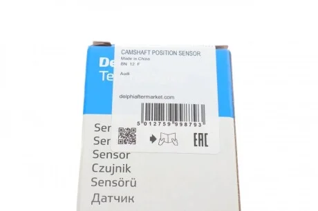 Датчик положення розподільного валу Audi A4/VW Passat 2.0 FSI 05-10 Delphi SS11301