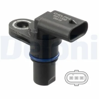 Датчик положения распредвала VW Golf V/VI/ T5 2.0 TSI 04- Delphi SS11358