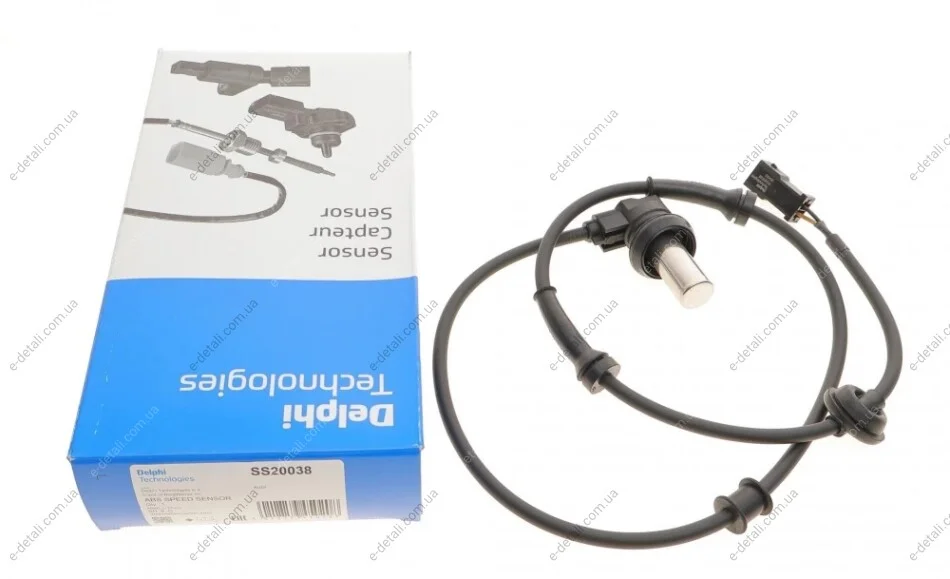 Датчик ABS (задний) Audi A4 94-01 Delphi SS20038 (фото 1)