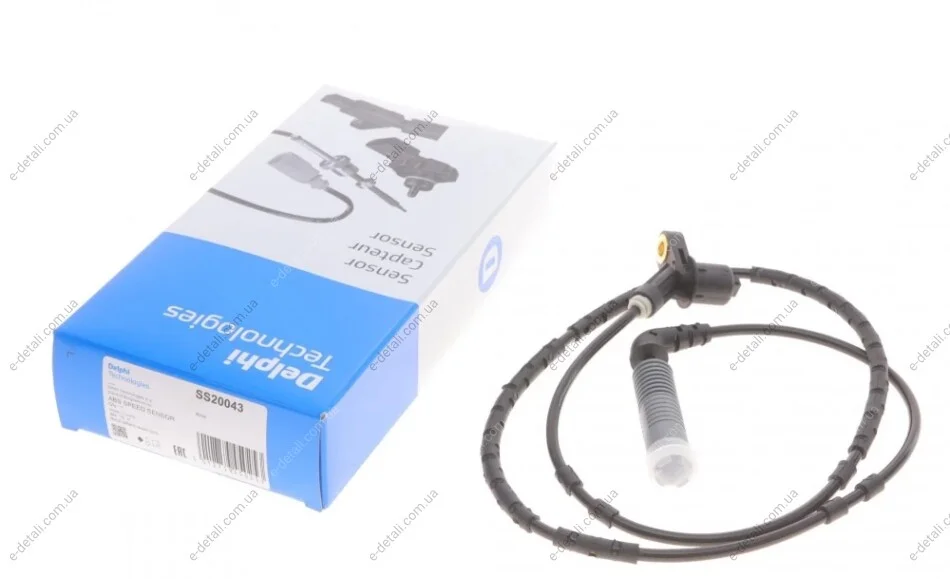 Датчик ABS (задний) BMW 3 (E46) 98-05 M43/M57/M54/M52/N46/N47 Delphi SS20043 (фото 1)