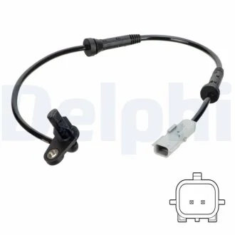 DELPHI RENAULT датчик ABS задн. лів. LOGAN, STEPWAY II 1.6 16-, DACIA OGAN II 1.5 dCi 12- Delphi SS20758