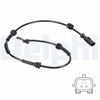 Датчик ABS (передний) Renault Kangoo 1.2/1.5 dCi/1.6 16V 08- Delphi SS20799