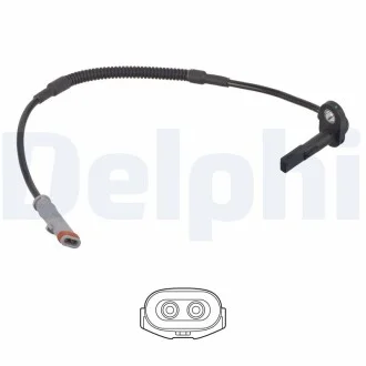 DELPHI OPEL датчик ABS передн. Astra J Delphi SS21252-12B1