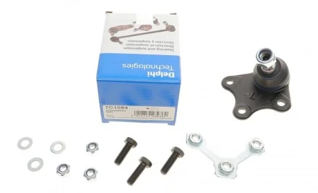 Опора кульова (передня/знизу/ззовні/L) Audi A2/Skoda Fabia/Roomster/VW Polo 99-10 Delphi TC1084