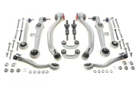 Комплект рычагов подвески (передней) Audi A4/A6/Skoda SuperB/VW Passat B5 94-08 (с болтами) Delphi TC1300KIT