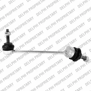 Тяга стабілізатора (заднього) (L) Jaguar XF/XJ/XK 03- (L=222mm) Delphi TC1884