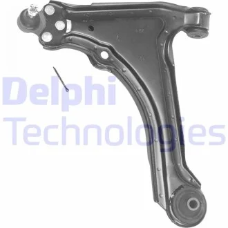 Рычаг подвески (передний/снизу) (L) Opel Astra F 91-05/Vectra A 88-95 (с шаровой) Delphi TC648