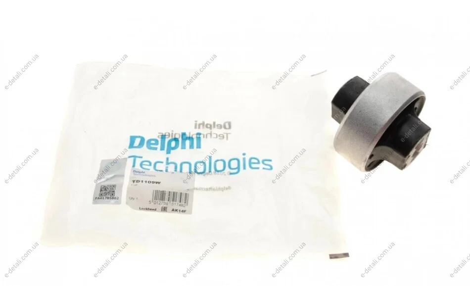 Сайлентблок рычага (переднего/сзади) Fiat Doblo 10- Delphi TD1109W (фото 1)