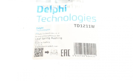 Сайлентблок рессоры Delphi TD1211W (фото 1)
