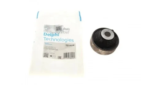 Сайлентблок важеля (переднього/знизу/ззаду) Nissan Micra 02-10/Note 06-13 Delphi TD580W